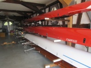 our boats 4 ... well the top one and 3 other clubs 8s that are in our boat hall as theirs aren't long enough for these long boats